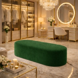 Pufa do siedzenia owalna